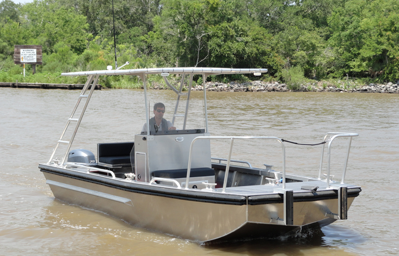 aluminium catamaran workboat