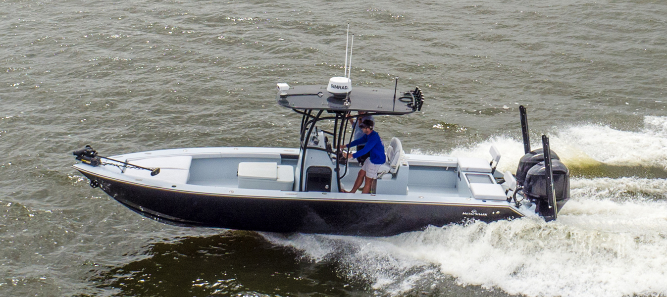 28 Gravois Hybrid Bay Recreational Metal Shark