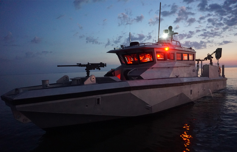 Fuerzas Armadas de Guyana Metal-Shark-40-Defiant-US-Navy-40-PB-United-States-Military-Patrol-Boat-NECC-CNF-Force-Protection-New-Fleet-High-Performance-Safe-Patrol-Boat-Metal-Military-Vessel-Craft-Aluminum-Gunboat