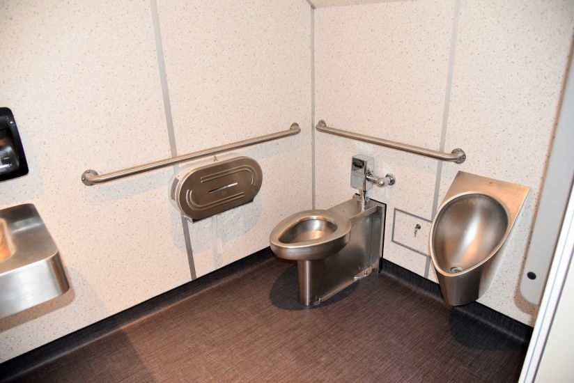 NYC Ferry head compartment.