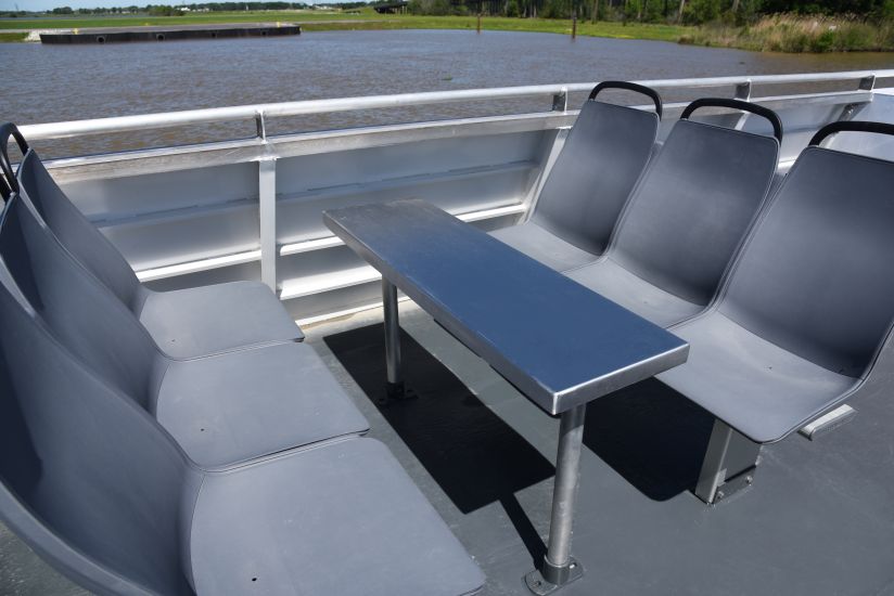 Upper deck seating on NYC Ferry H 102.